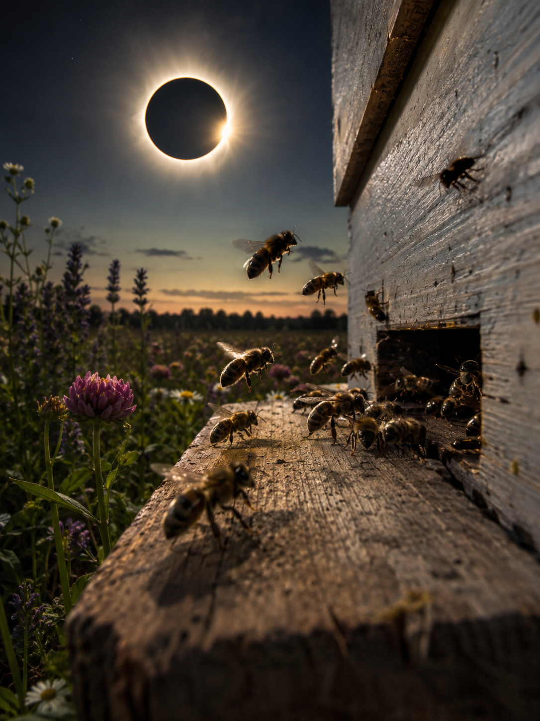What Happens to Bees During a Solar Eclipse?